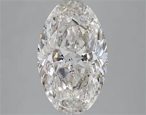 Picture of Natural Diamond 4.01 Carats, Oval with  Cut, I Color, SI2 Clarity and Certified by IGI