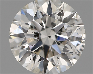 Picture of Natural Diamond 0.73 Carats, Round with Excellent Cut, F Color, SI2 Clarity and Certified by IGI