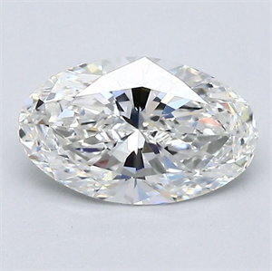 Picture of Natural Diamond 1.02 Carats, Oval with  Cut, G Color, VVS1 Clarity and Certified by GIA