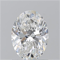 Natural Diamond 1.20 Carats, Oval with  Cut, E Color, VS1 Clarity and Certified by GIA