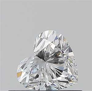 Picture of Natural Diamond 0.40 Carats, Heart with  Cut, D Color, VVS2 Clarity and Certified by GIA
