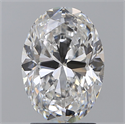 Natural Diamond 2.51 Carats, Oval with  Cut, E Color, VS2 Clarity and Certified by GIA