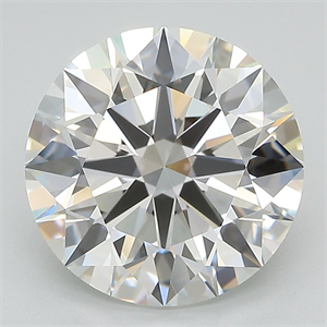 Picture of Lab Grown Diamond 3.91 Carats, Round with Ideal Cut, F Color, VS1 Clarity and Certified by IGI