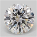 Lab Grown Diamond 2.00 Carats, Round with Ideal Cut, D Color, VVS2 Clarity and Certified by IGI