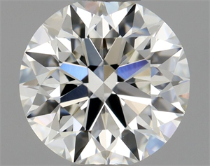 Picture of Natural Diamond 0.50 Carats, Round with Excellent Cut, I Color, VS1 Clarity and Certified by GIA