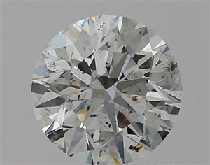 Picture of Natural Diamond 1.00 Carats, Round with Very Good Cut, E Color, I1 Clarity and Certified by GIA