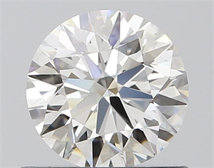 Picture of Natural Diamond 0.70 Carats, Round with Very Good Cut, J Color, VVS1 Clarity and Certified by GIA
