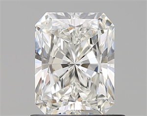 Picture of Natural Diamond 0.90 Carats, Radiant with  Cut, H Color, VS1 Clarity and Certified by GIA