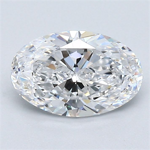 Picture of Natural Diamond 1.20 Carats, Oval with  Cut, D Color, VS1 Clarity and Certified by GIA