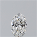 Diamante Natural 0.71 quilates, Ovalado , Color E, claridad VS2 y certificado GIA