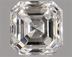 Picture of Natural Diamond 0.70 Carats, Asscher with  Cut, I Color, SI1 Clarity and Certified by GIA