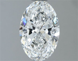 Picture of Natural Diamond 1.06 Carats, Oval with  Cut, G Color, VS2 Clarity and Certified by GIA