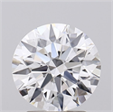 Lab Grown Diamond 2.51 Carats, Round with Ideal Cut, D Color, IF Clarity and Certified by IGI