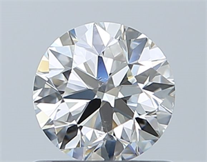 Picture of Natural Diamond 0.70 Carats, Round with Excellent Cut, H Color, SI1 Clarity and Certified by GIA