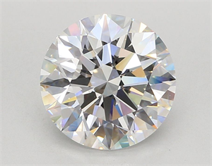Picture of Lab Grown Diamond 3.54 Carats, Round with Ideal Cut, E Color, VVS2 Clarity and Certified by IGI