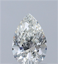 Diamante Natural 0.70 quilates, De pera , Color H, claridad SI1 y certificado GIA