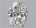 Natural Diamond 0.50 Carats, Oval with  Cut, E Color, VS2 Clarity and Certified by GIA