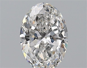 Picture of Natural Diamond 0.50 Carats, Oval with  Cut, E Color, VS2 Clarity and Certified by GIA