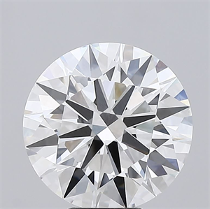 Picture of Lab Grown Diamond 7.09 Carats, Round with Ideal Cut, F Color, VVS1 Clarity and Certified by IGI