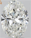 Natural Diamond 2.01 Carats, Oval with  Cut, G Color, SI1 Clarity and Certified by GIA