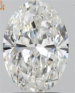 Picture of Natural Diamond 2.01 Carats, Oval with  Cut, G Color, SI1 Clarity and Certified by GIA
