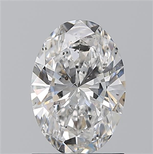 Picture of Natural Diamond 1.21 Carats, Oval with  Cut, G Color, SI2 Clarity and Certified by GIA