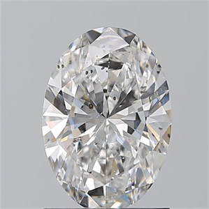 Picture of Natural Diamond 1.21 Carats, Oval with  Cut, G Color, SI2 Clarity and Certified by GIA