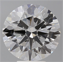 Lab Grown Diamond 6.04 Carats, Round with Excellent Cut, E Color, VVS2 Clarity and Certified by IGI