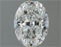 Natural Diamond 1.51 Carats, Oval with  Cut, F Color, VS1 Clarity and Certified by IGI