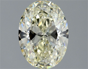 Picture of Natural Diamond 1.40 Carats, Oval with  Cut, N Color, SI2 Clarity and Certified by GIA