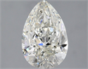 Natural Diamond 2.00 Carats, Pear with  Cut, J Color, SI2 Clarity and Certified by GIA