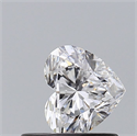 Natural Diamond 0.56 Carats, Heart with  Cut, D Color, VS1 Clarity and Certified by GIA