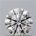 Natural Diamond 0.55 Carats, Round with Excellent Cut, E Color, SI1 Clarity and Certified by IGI