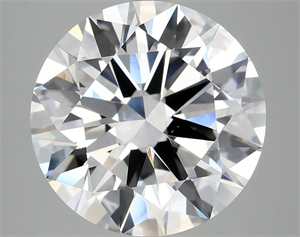 Picture of Lab Grown Diamond 6.00 Carats, Round with Ideal Cut, E Color, VS1 Clarity and Certified by IGI