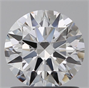Lab Grown Diamond 0.97 Carats, Round with Ideal Cut, D Color, VS1 Clarity and Certified by IGI