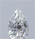 Natural Diamond 0.36 Carats, Pear with  Cut, F Color, VVS2 Clarity and Certified by GIA
