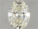 Natural Diamond 1.01 Carats, Oval with  Cut, L Color, VS1 Clarity and Certified by GIA