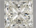 Natural Diamond 2.02 Carats, Princess with  Cut, J Color, VVS2 Clarity and Certified by IGI