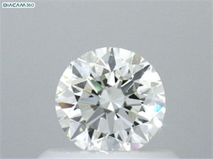 Foto Diamante Natural 0.56 quilates, Redondo , Color H, claridad VVS1 y certificado GIA de