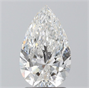 Diamante Natural 1.70 quilates, De pera , Color F, claridad VS2 y certificado GIA