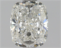 Natural Diamond 0.90 Carats, Cushion with  Cut, H Color, VVS2 Clarity and Certified by GIA