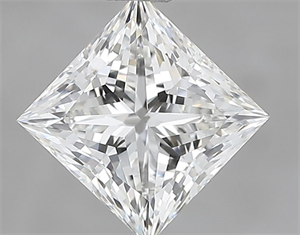 Picture of Natural Diamond 1.01 Carats, Princess with  Cut, H Color, VVS1 Clarity and Certified by GIA