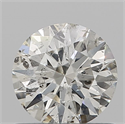 Natural Diamond 0.72 Carats, Round with Excellent Cut, I Color, SI2 Clarity and Certified by IGI