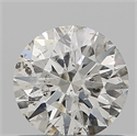 Natural Diamond 0.72 Carats, Round with Excellent Cut, I Color, SI2 Clarity and Certified by IGI