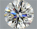 Natural Diamond 1.09 Carats, Round with Excellent Cut, K Color, VS2 Clarity and Certified by GIA