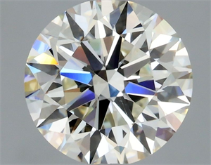 Picture of Natural Diamond 1.09 Carats, Round with Excellent Cut, K Color, VS2 Clarity and Certified by GIA