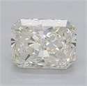 Natural Diamond 1.01 Carats, Radiant with  Cut, J Color, VS1 Clarity and Certified by GIA