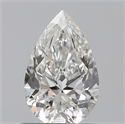 Natural Diamond 0.70 Carats, Pear with  Cut, G Color, I1 Clarity and Certified by GIA