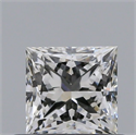 Diamante Natural 0.50 quilates, Princesa , Color I, claridad VS2 y certificado GIA