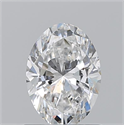Natural Diamond 1.01 Carats, Oval with  Cut, E Color, SI2 Clarity and Certified by GIA